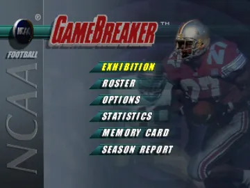 NCAA Football GameBreaker (US) screen shot title